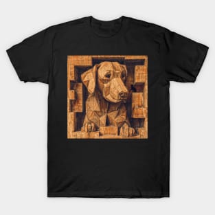 Geometric Dog: Beauty in Blocks T-Shirt